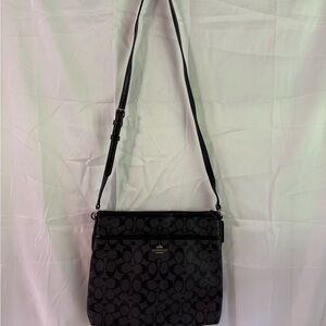 Coach Black Signature Crossbody Bag